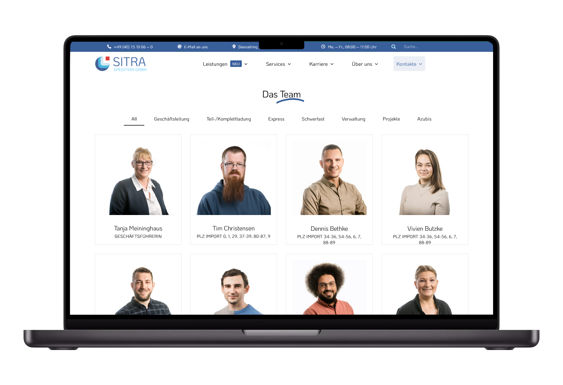 SITRA Service Team - endölich mit Profis.