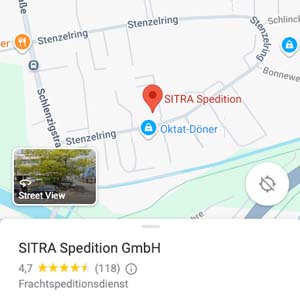 Hier klicken und Googlemaps Routenplaner öffnen.